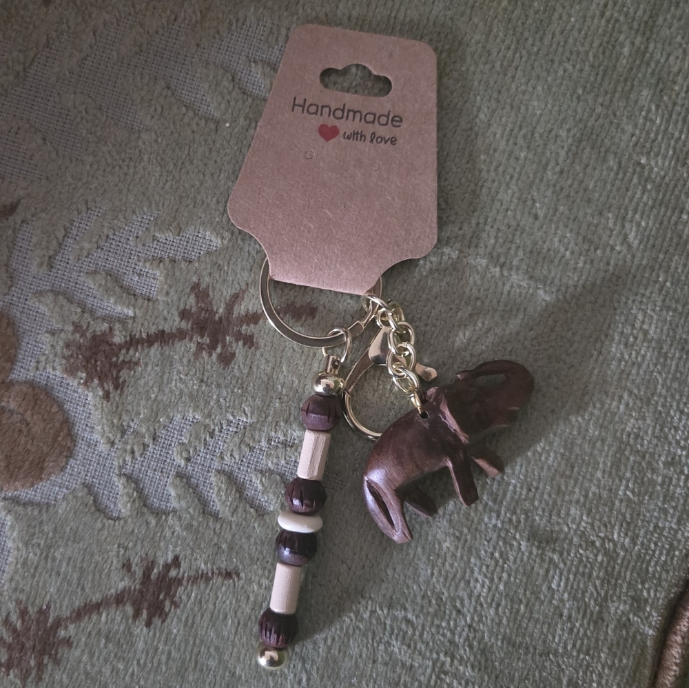 Elephant Bag Charm Keychain